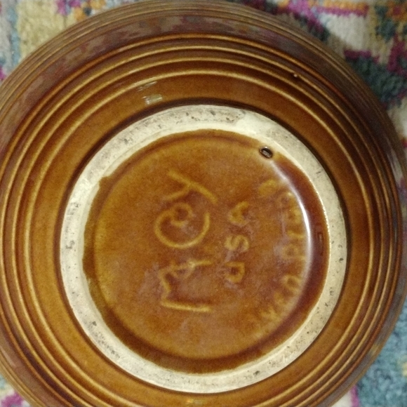 Rare Mcoy brown bowl - Picture 2 of 5